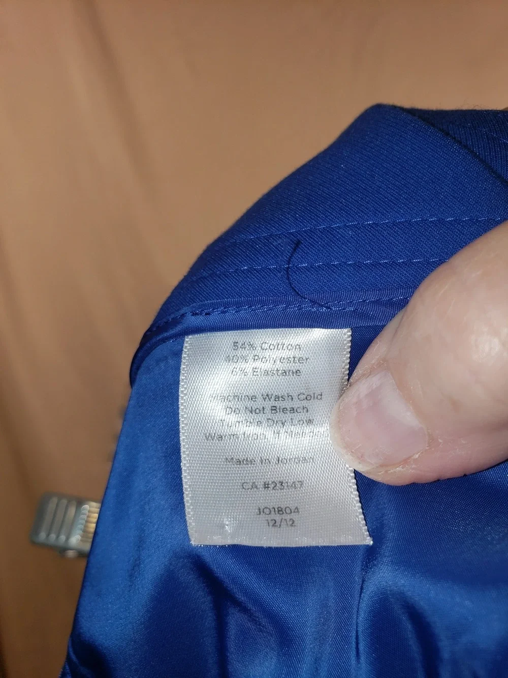 Talbots Royal Blue Straight-Leg Trousers